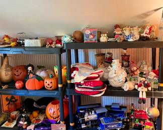 Halloween and Christmas decor