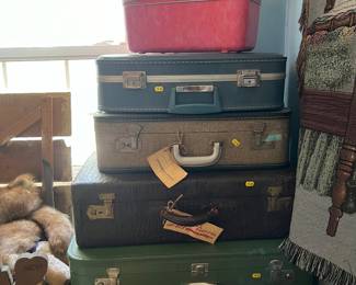 Vintage suitcases