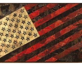 Shepard Fairey
MAYDAY Flag (2), 2010 - 2011
Screenprint and collage on paper
28 x 43 in.
Acquired: Obey Giant Art Inc,