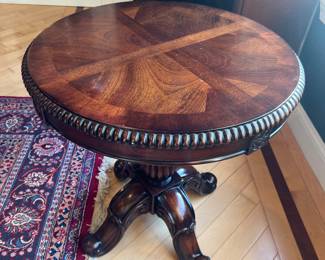 Small round wood table $125
(27.5” Dia  / 28.5”H) 
