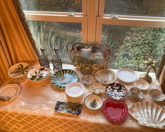 Decorative plates of all shapes and sizes