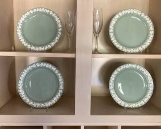 Wedgewood Etruria Barlaston embossed plates