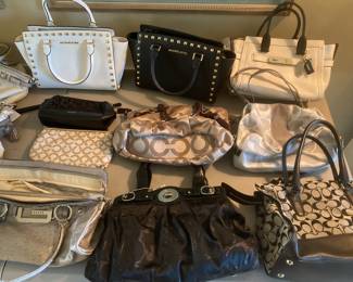 Coach, Guess and Michael Kors handbags