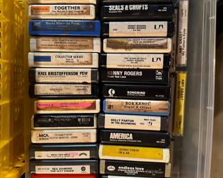 We have HUNDREDS of Cd's, Cassettes, 8-Tracks and Albums! (33 and 78) Also some really nice out of print gift box sets too!