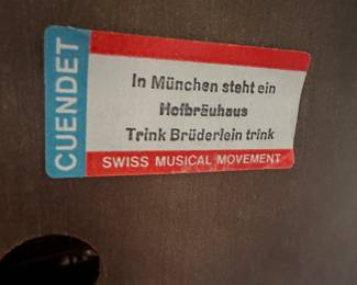 A beautiful Swiss Coo Coo Clock!