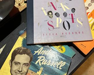 A large assortment of LP's, 78's, 8-Tracks, Cassettes and CD's!