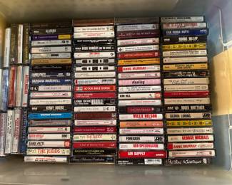 We have HUNDREDS of Cd's, Cassettes, 8-Tracks and Albums! (33 and 78) Also some really nice out of print gift box sets too!
