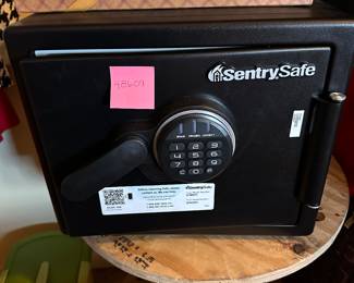 A LIKE NEW Sentry Safe! And yes we do have the combination!