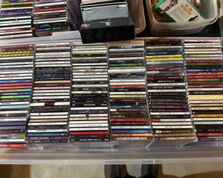 We have HUNDREDS of Cd's, Cassettes, 8-Tracks and Albums! (33 and 78) Also some really nice out of print gift box sets too!