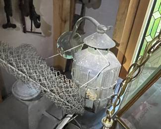 early copper light fixture