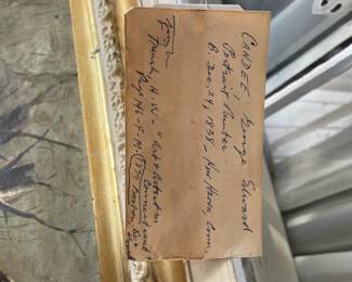 Signed George Candee painting - listed artist on Artnet.