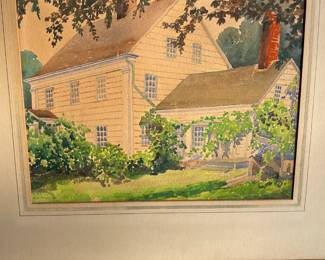 Signed Fanning water color painting