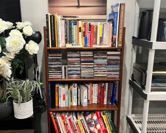 Books and tons of cds