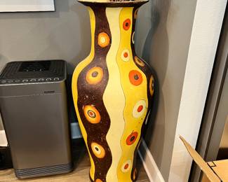 Monumental ceramic floor vase 