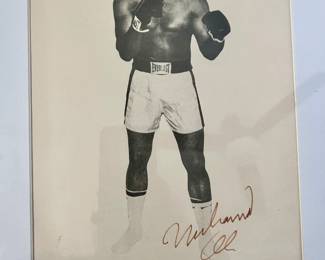 Signed Muhammad Ali picture 
