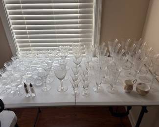 Fostoria crystal stemware