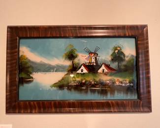 Windmill Framed Art