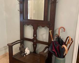 Hall Tree, Umbrellas & Canes