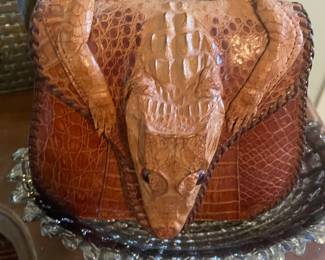 Cuban Alligator Purse