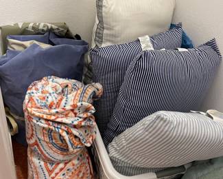 Pillows, Blankets