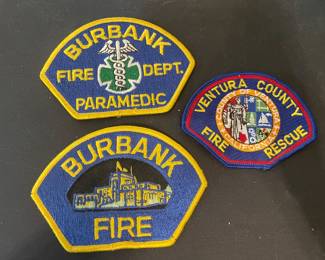 California Fire Dept. Patches