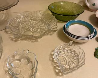 glass dishes, glass bowl, bowls, dishes