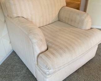 Bernhardt ivory armchair