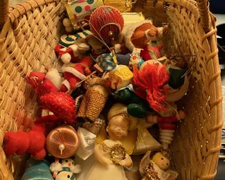 Vintage Christmas ornaments