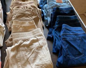 women's pants, jeans, khakis