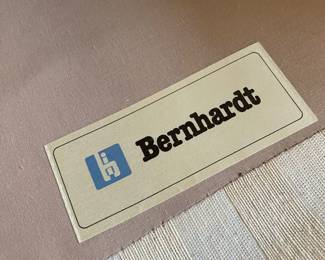 Bernhardt sofa label
