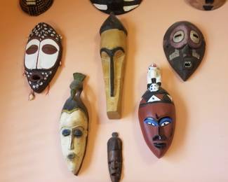 Crazy collection of fabulous masks found in Den.