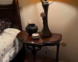 Art Nouveau style table lamp,  Side tables
