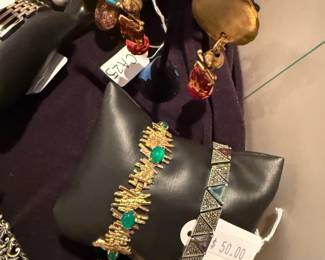 Roz Balkin sterling clip earrings