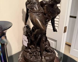 Couple bronze sculpture by Clodion (BL)