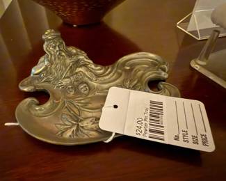 Pewter pin tray