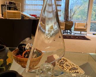 Signed Daum France sailboat