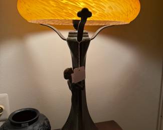 Art Nouveau style table lamp