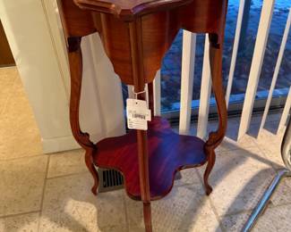 Antique mahogany end table