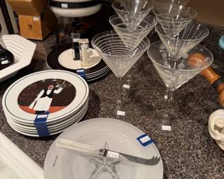 Mikasa martini glasses