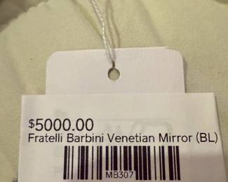 Fratelli Barbini Venetian mirror (BL)
