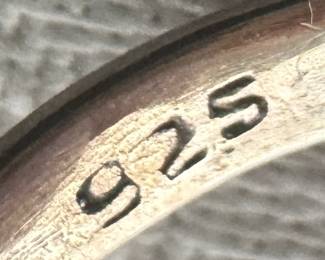 Sterling Silver & Garnet Ring