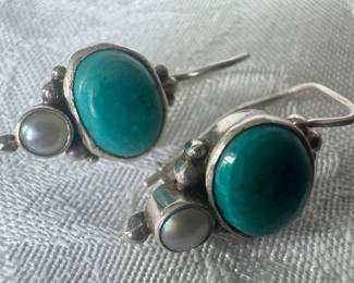 Sterling Silver & Turquoise Earrings