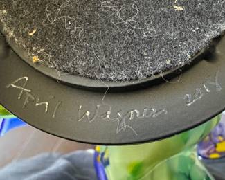 Glass Flower Sculpture by April Wagner 2018