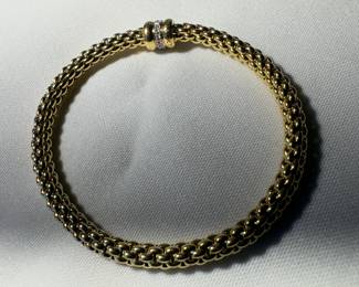 Fope 18K Gold Flex Bracelet