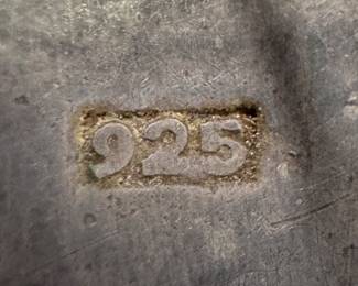 Sterling Silver Navajo Lapis Earrings