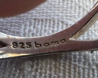 Boma Sterling Silver & Abalone Ring