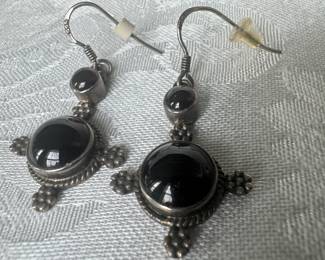 Sterling Silver Garnet Earrings