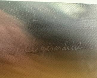 Metal Boat Sculpture by Julie Girardini