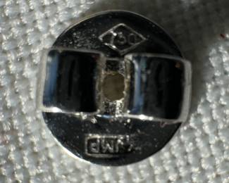 18K White Gold Diamond Drop Earrings, Knot Design with 1/2Ct 68 total small round diamonds