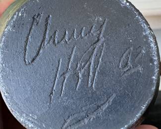 Ceramic Vessel Signed by Chevy Hill? '03